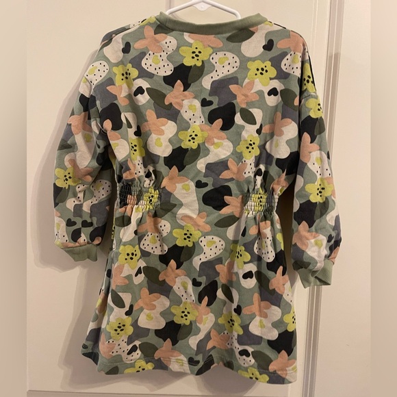 Mayoral Floral Girls Sweater Dress - Picture 2 of 3